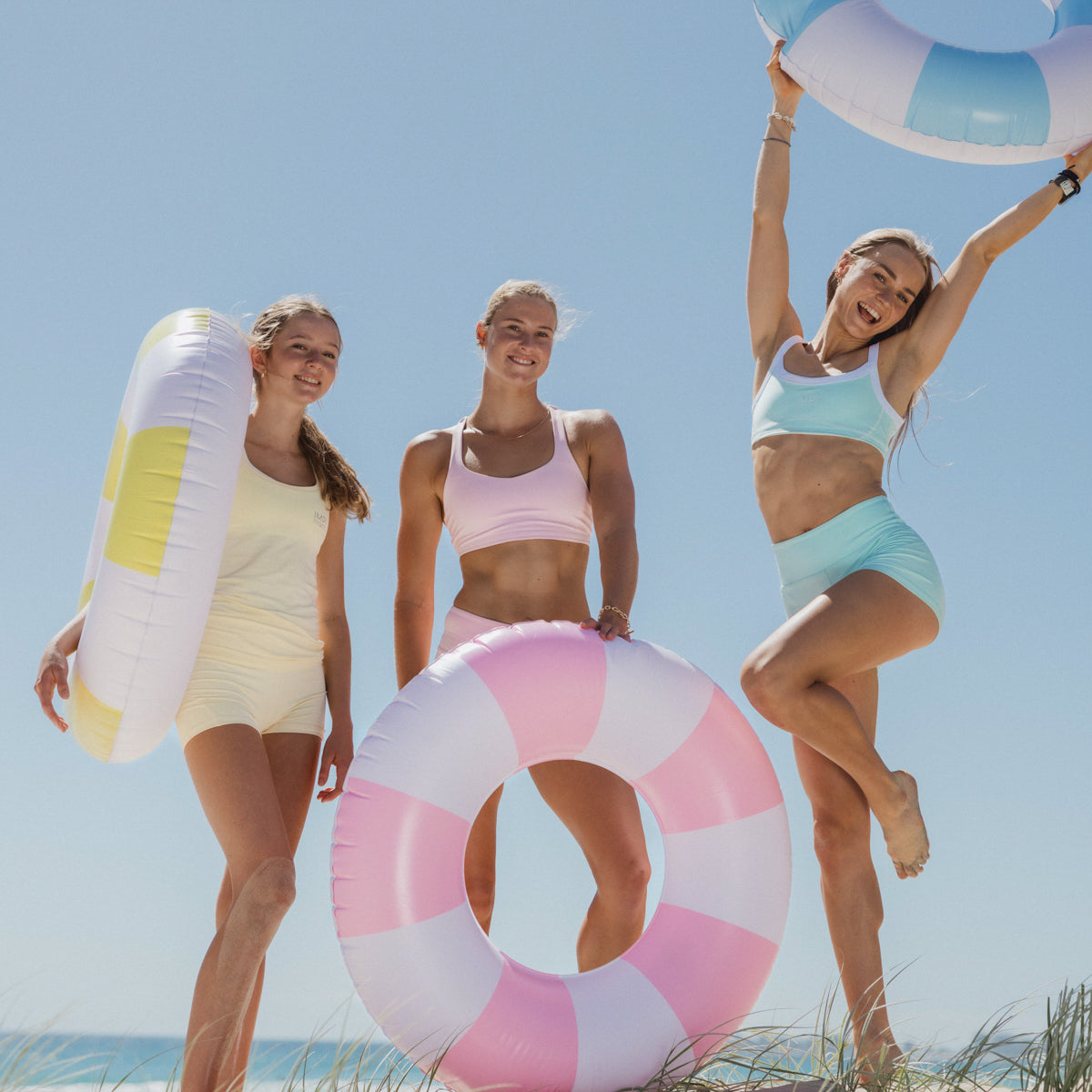 girls yellow bike shorts