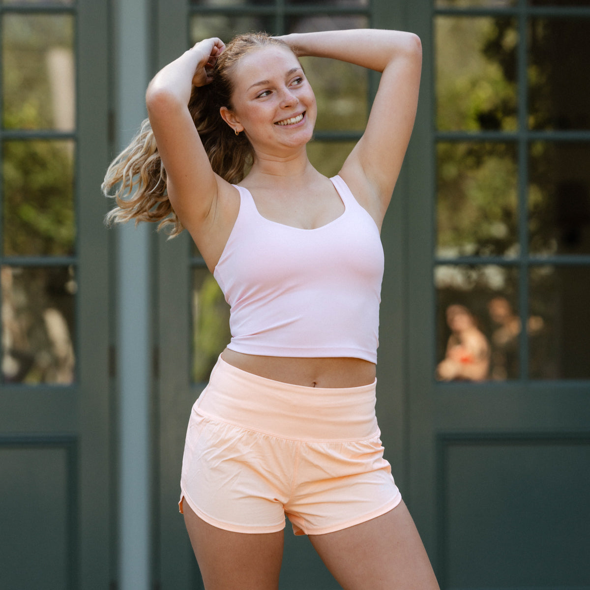 girls pink tank top