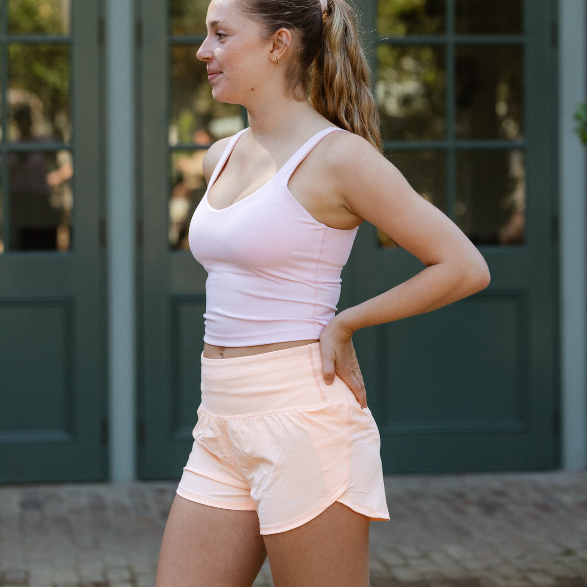 girls pink tank top