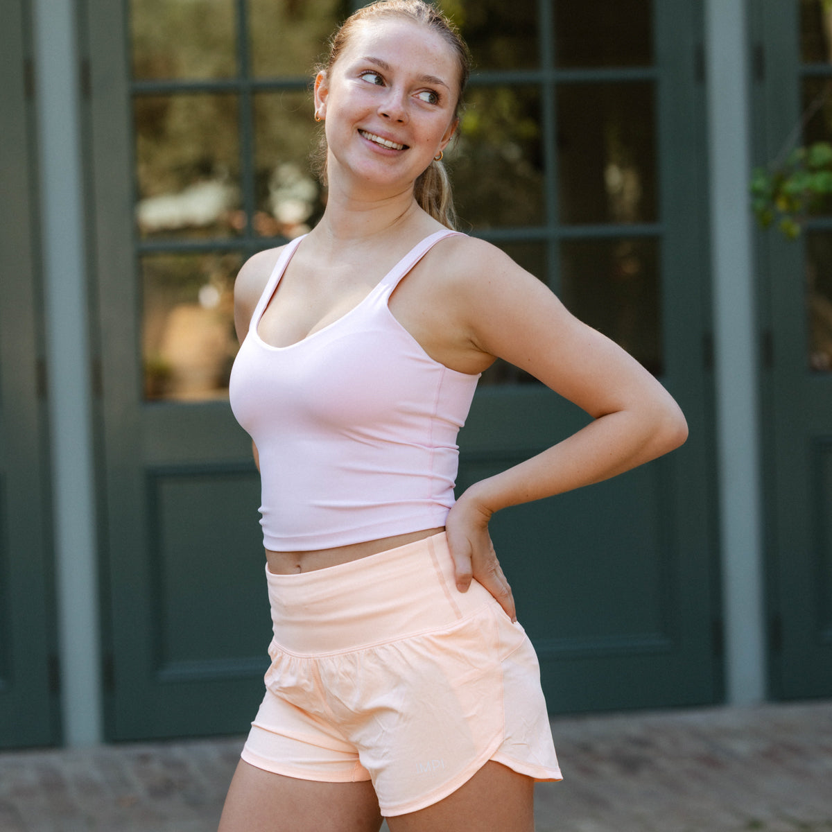IMPI Running Shorts -Peach Fizz