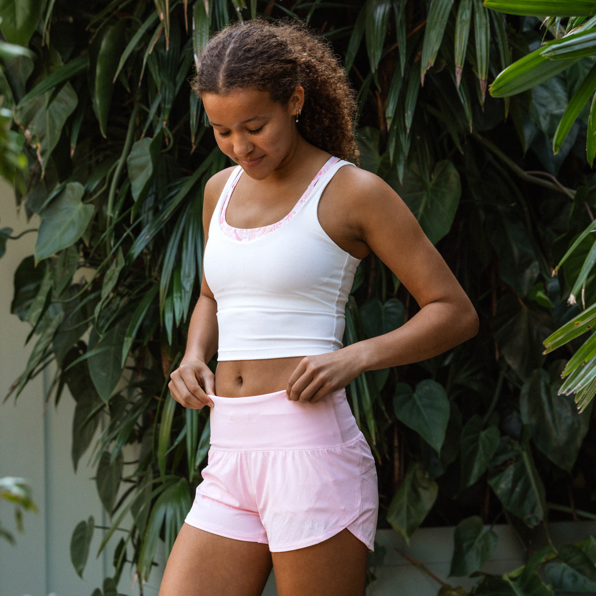 girls white tank top