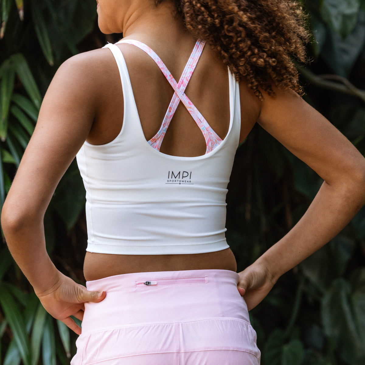 girls white tank top