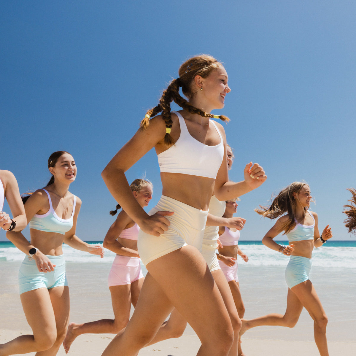 girls yellow bike shorts