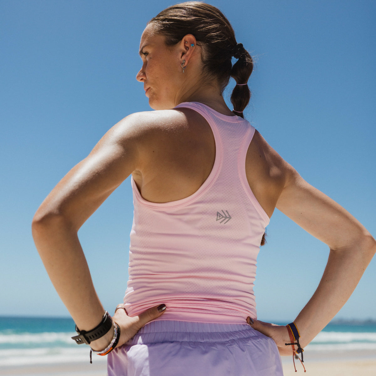 IMPI Seamless Running Singlet - Pink Sorbet