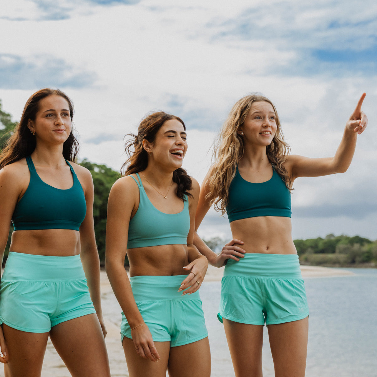 mint running shorts