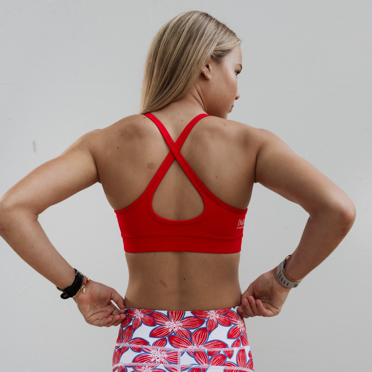 IMPI High Waist Bike Shorts - Petal Pop