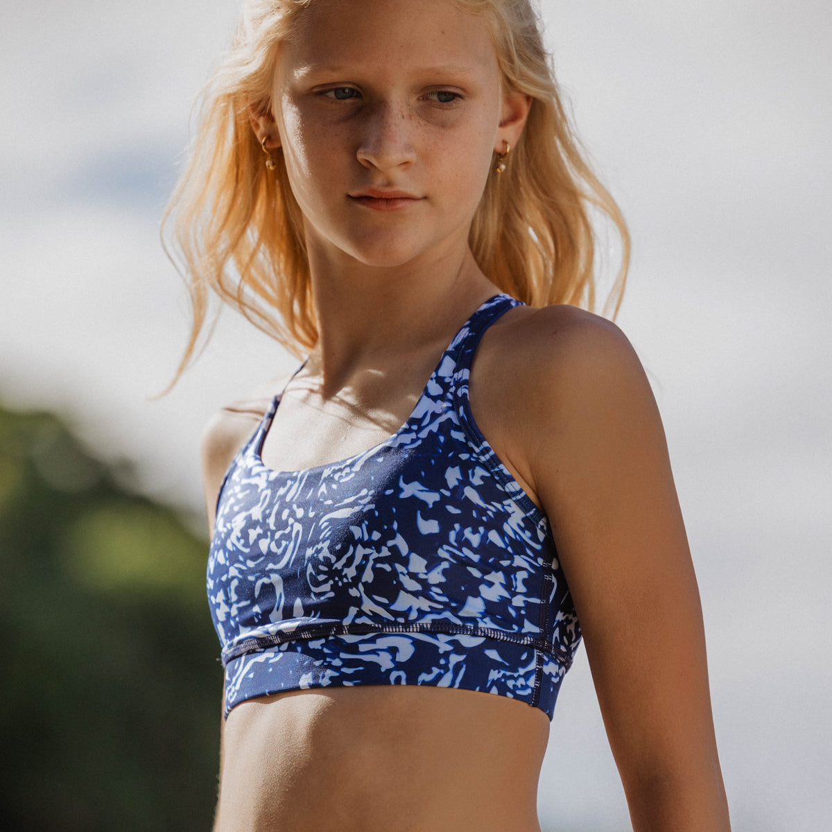 IMPI Running Loop Bra Top- Rose Shadow