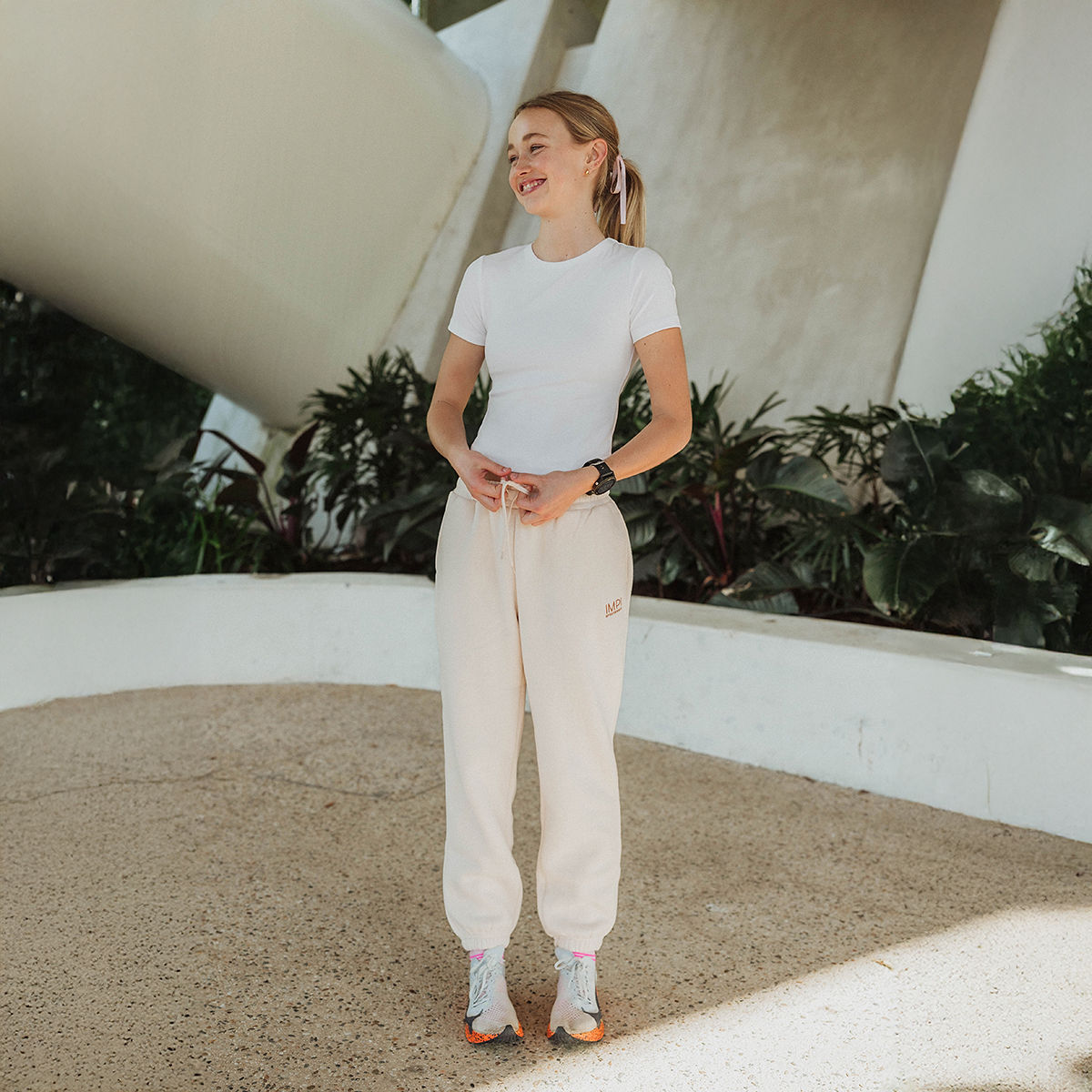 IMPI Sweatpants  - Ivory