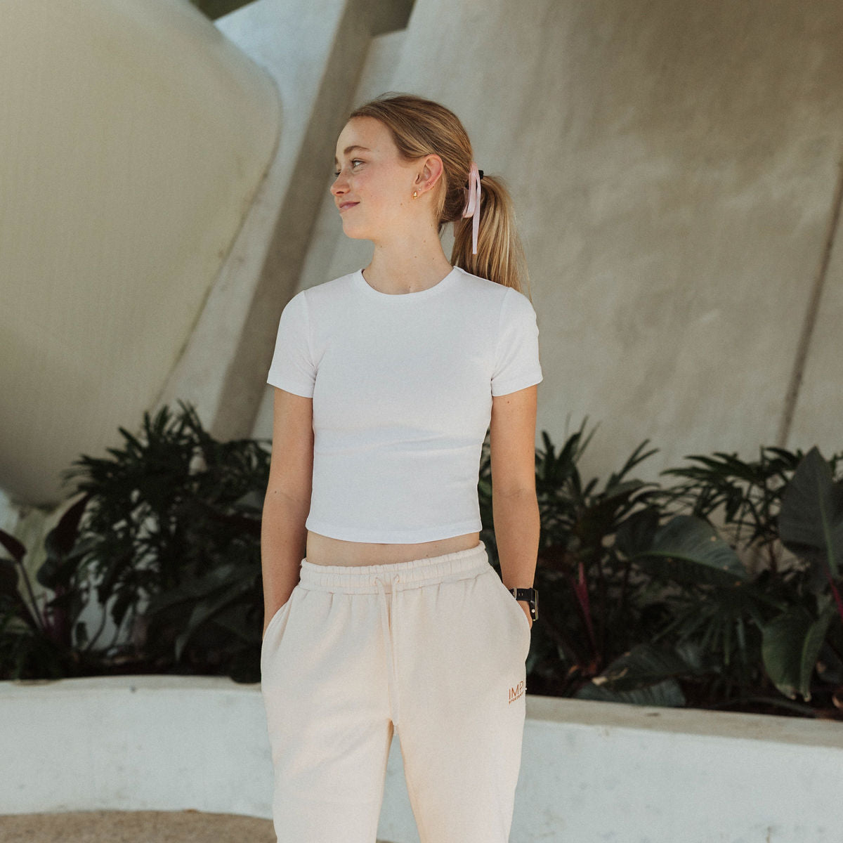 IMPI Sweatpants  - Ivory