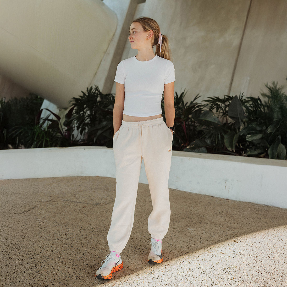 IMPI Sweatpants  - Ivory