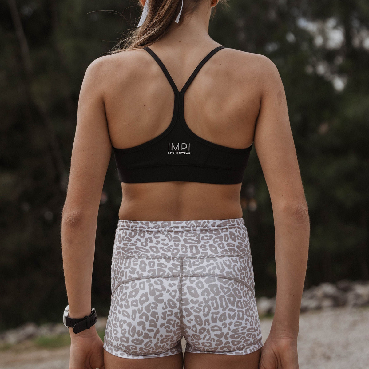 teen sports bra black