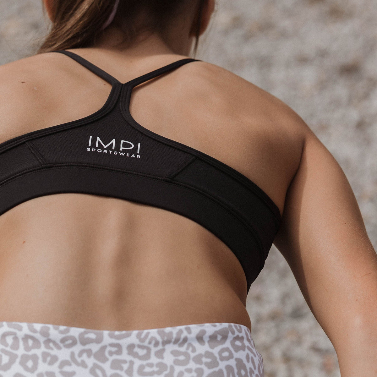 teen sports bra black