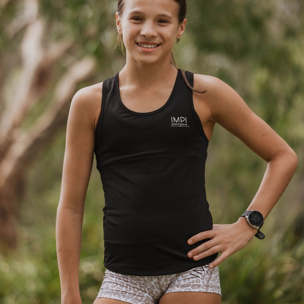 girls running singlet