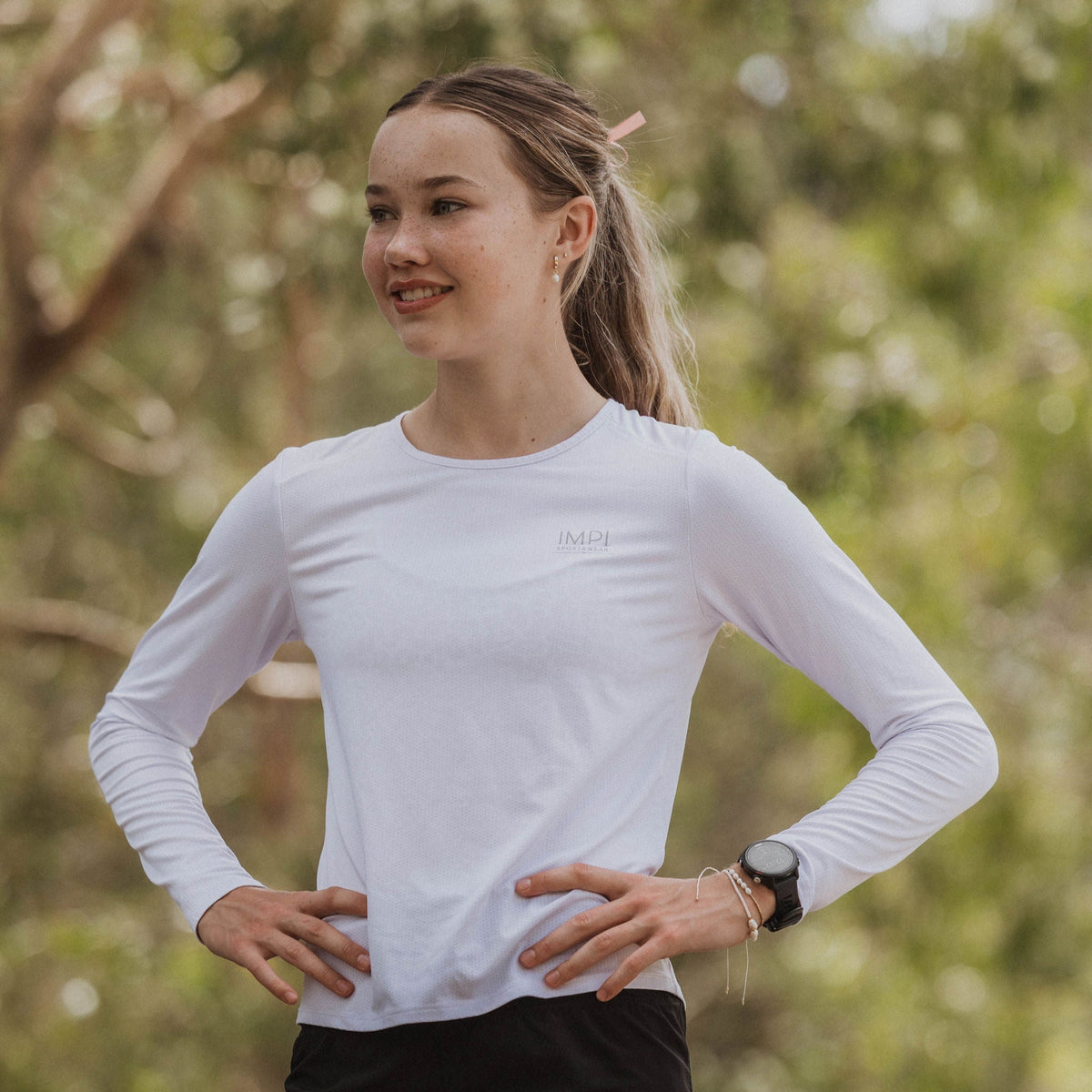 long sleeve running top