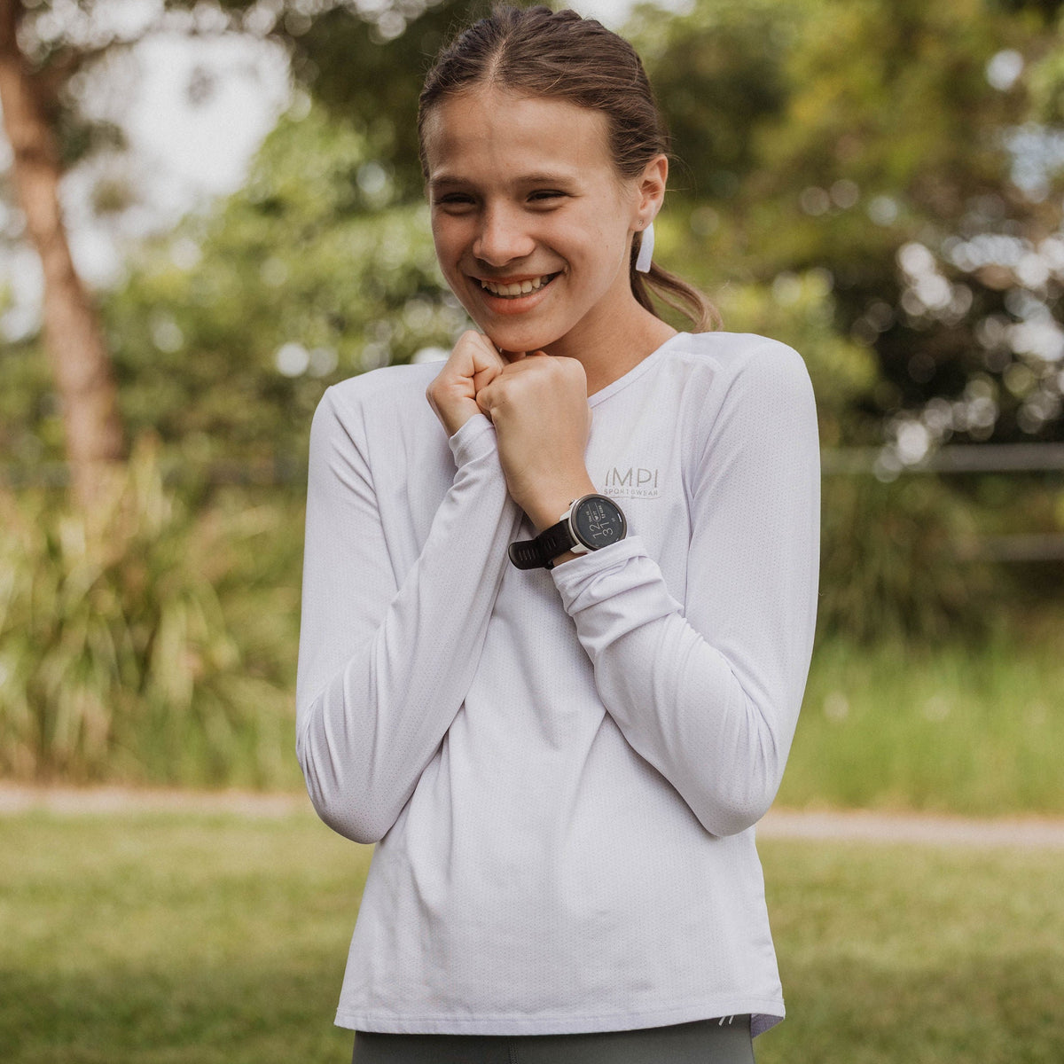 long sleeve running top