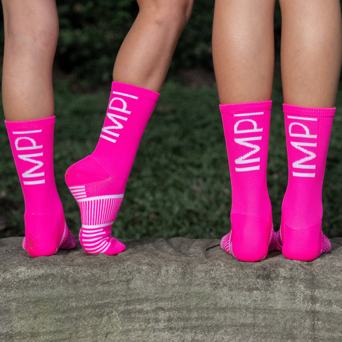 IMPI Socks - Hot Pink/White