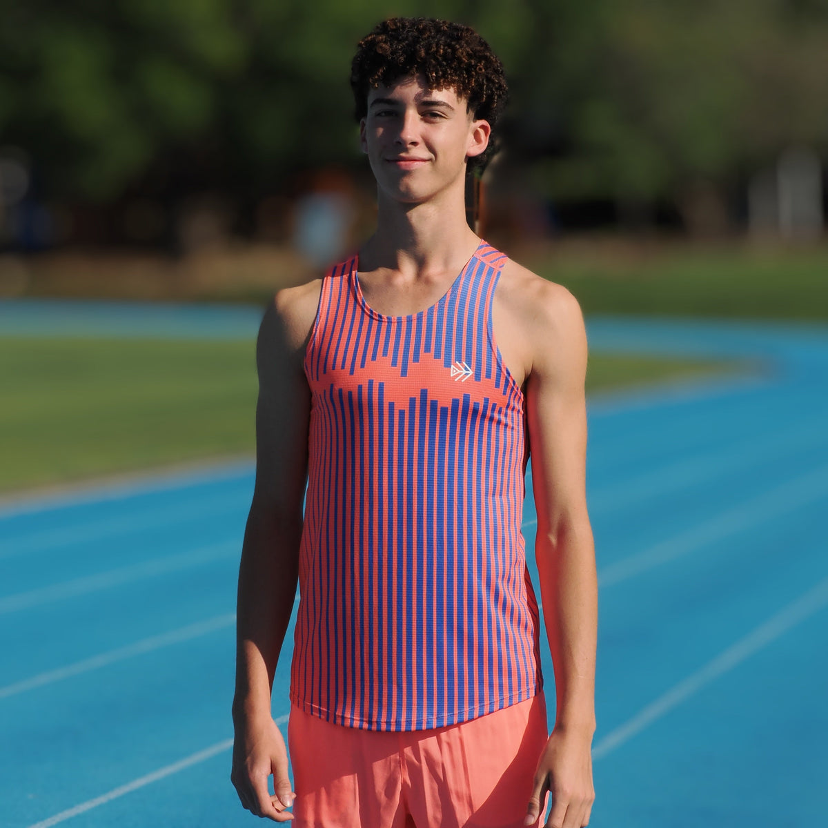 boys running singlet