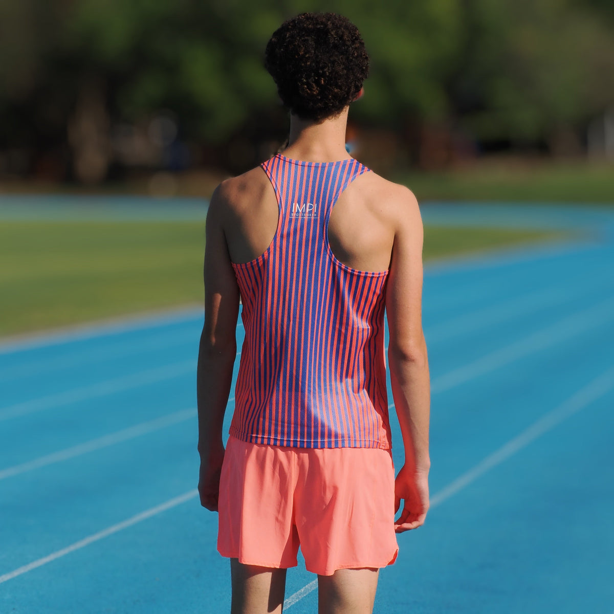 boys running singlet