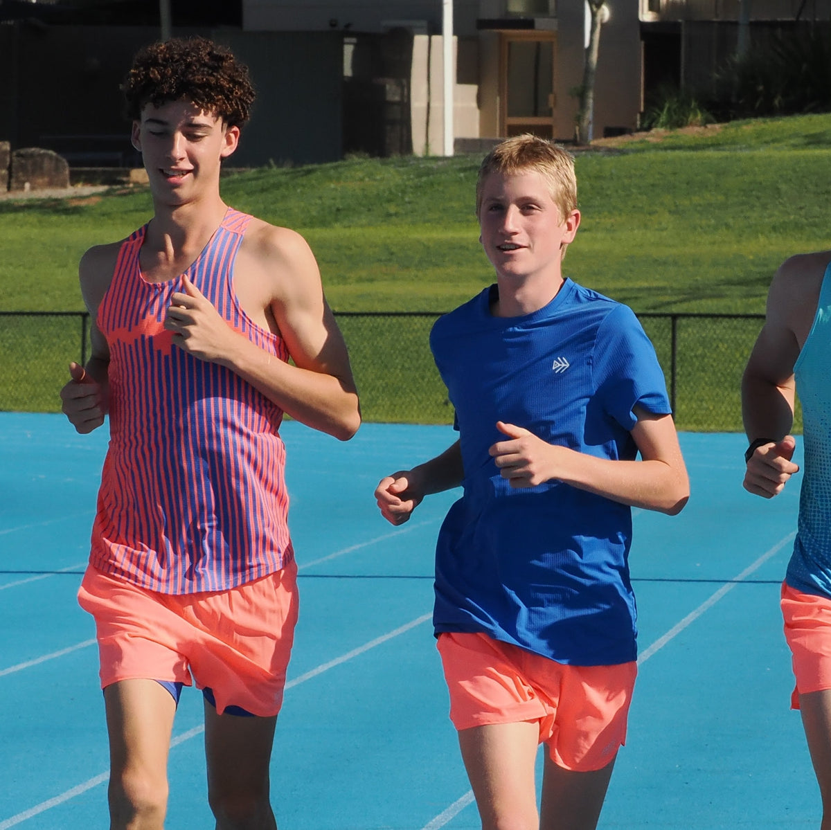 boys running singlet