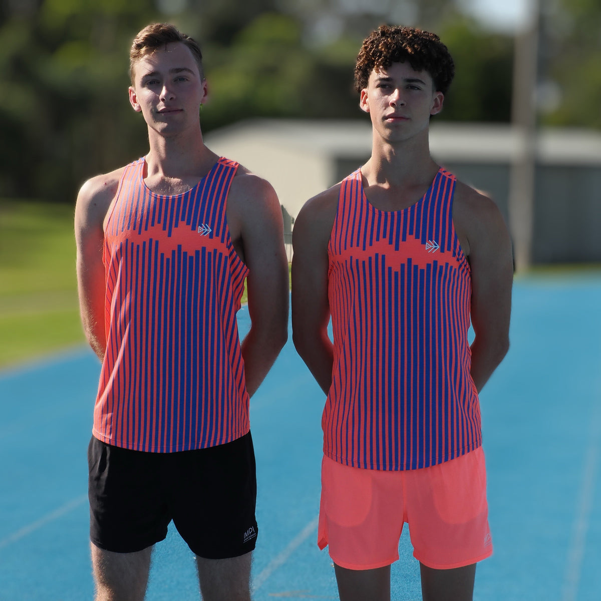 boys running singlet