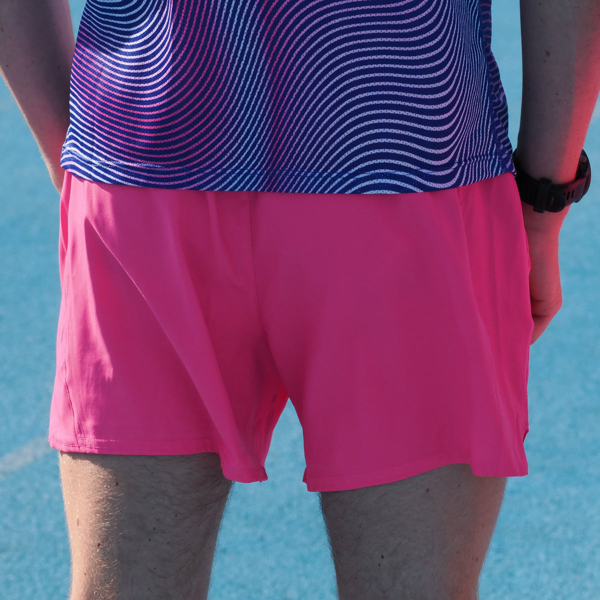 boys bright running shorts